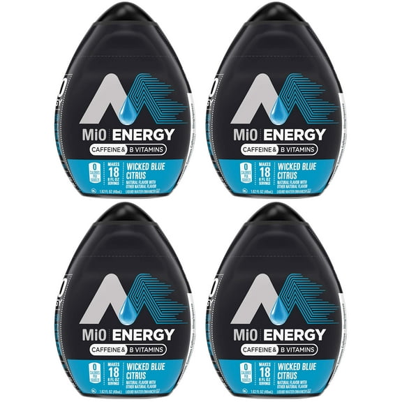 Mio Energy Wicked Blue Citrus Liquid Water Enhancer 1.62 fl oz (Pack of 4)