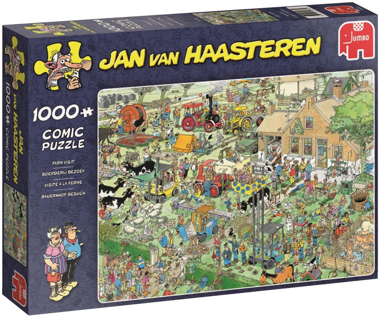 THE CATTLE MARKET Jigsaw Jan Van Haasteren 1000 Piece Jigsaw Puzzle 