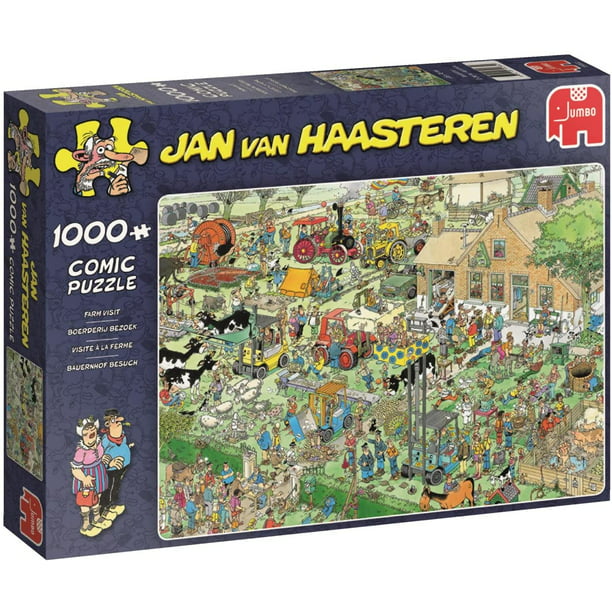 Jumbo Jan Van Haasteren Farm Visit Jigsaw Puzzle (1000 Piece 