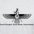 thumbnail image 3 of CafePress - Farvahar Design II Good Thoughts, Words, Deeds L - Men's Classic Graphic T-Shirt, 3 of 4