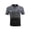 Gray, variant on Antinious Men Stripe Print Short Sleeve Collared Summer Casual Dress Shirts