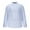 Light Blue, variant on zbxnLI Men's Big and Tall Shirts Stand Collar Striped Long Sleeve Shirts Button up Casual Tops for Men