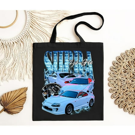 vintage Limited Toyota Supra JDM Vintage Tote Bag  Nissan Skyline GT-R Graphic T-Bag  Silvia Jdm Retro 90 s Homage T-Bag  Jdm Gift-TH17756