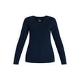 thumbnail image 6 of Time and Tru Women's Slim V-Neck Tee with Long Sleeves, Sizes XS-XXXL, 6 of 6