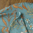 thumbnail image 3 of Sweet Jojo Designs Boho Floral Wildflower Blue and Orange Girl Nursing Pillow Cover Case (Pillow Not Included), 3 of 5