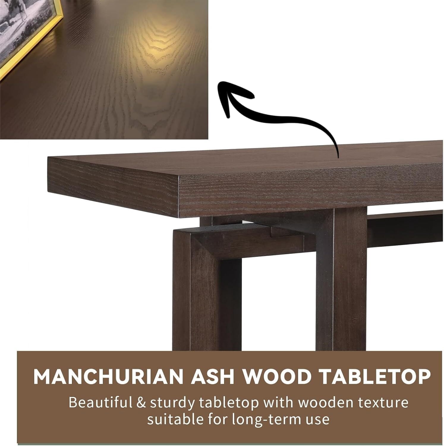 59" Narrow Console Table, Modern Sofa Table for Living Room, Narrow Rectangle Entryway Table for Hallway Kitchen Foyer