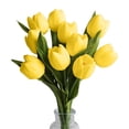 thumbnail image 1 of 10 piezas de tulipán artificial de seda flor a granel decoración de boda de cocina de hogar, 1 of 5