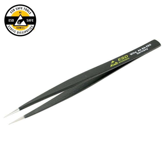 Wiha 44501 Universal Fine Point AA SA  - 130mm Tweezers