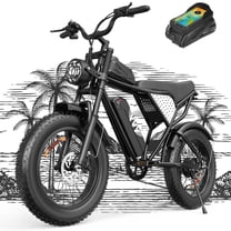 Electric Bike for Adults,1500W 30MPH,48V 15.6AH 20-70 Miles Mountain Bike ,20'' Fat Tire 7 Speed Electric Bicycle UL2849