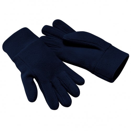 mens navy blue winter gloves