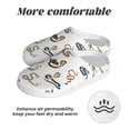 thumbnail image 6 of KLL Snake Pattern Adult Unisex Cozy Slippers,Fuzzy Slip-on Slippers TPR Sole Slippers Comfort Plush Home Footwear for Indoor & Outdoor-46/47, 6 of 7