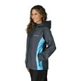 thumbnail image 2 of Women's StormWatch Jacket | Black / Turquoise | Size 2X, 2 of 6