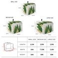thumbnail image 6 of Toaster Cover 4 Slice, Green Christmas Tree Dustproof Bakeware Oven Protector with Top Hook, Golden Xmas Tree Winter Snowflake Waterproof Small Kitchen Appliance Toasters Dust Cover, 12"x11"x8", 6 of 9
