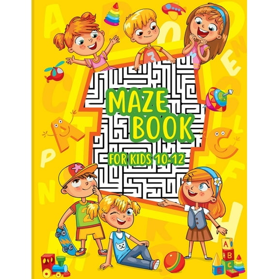 Maze Book for Kids 10-12: - An Amazing Maze Activity Book for Kids My first book of easy maze puzzle with solutions Workbook for children with Puzzle (Paperback)
