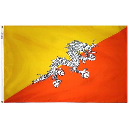 Bhutan - 2'X3' Nylon Flag