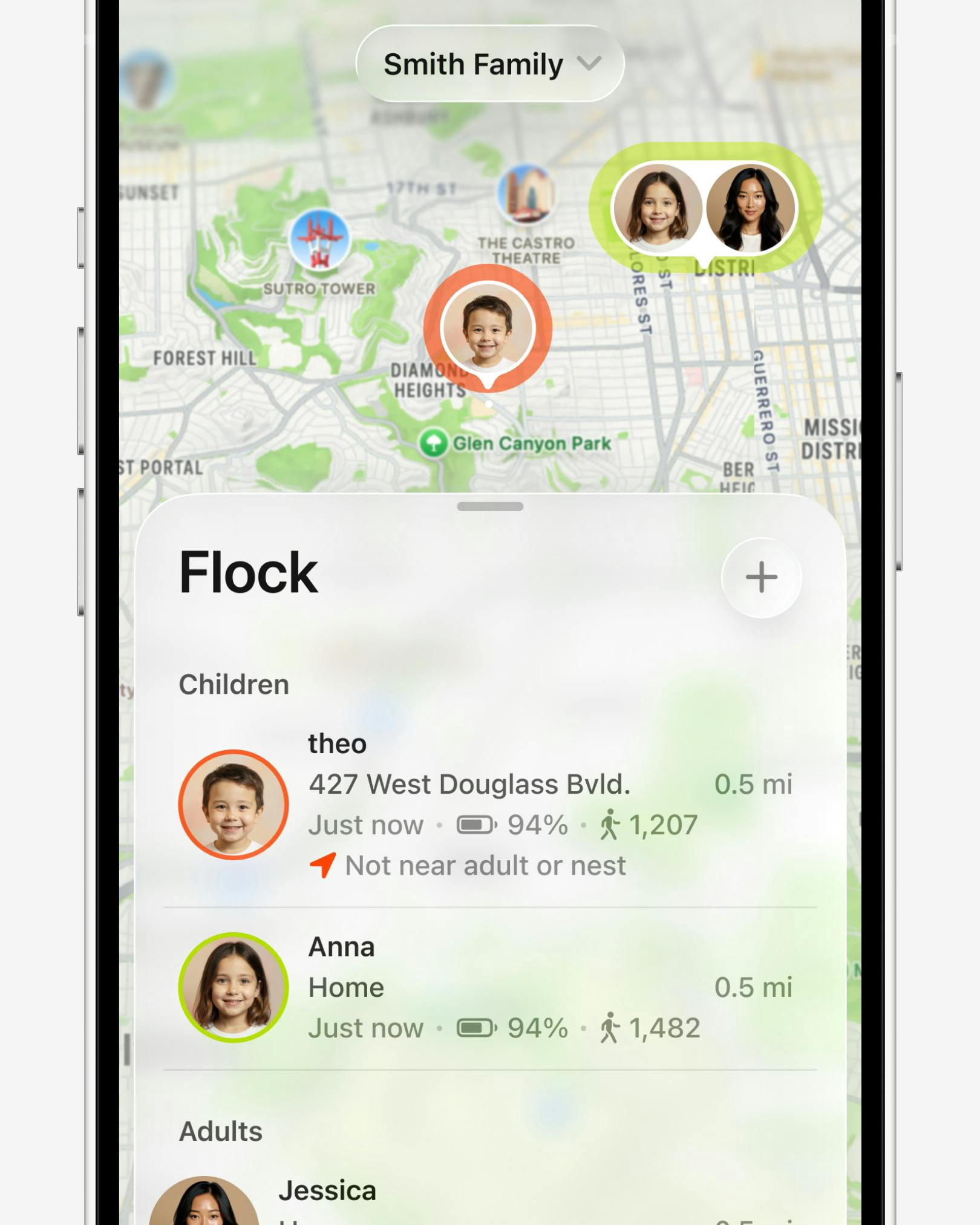 Littlebird Kids Safety Tracker (Screen-Free) | Real-Time Location, Activity Insights & Alerts | No Phone Required | AI-Powered Family Safety Wearable