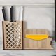 thumbnail image 3 of Tarjetero con portalápices | Estuche organizador de madera para tarjetas de visita, 3 of 5