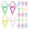 thumbnail image 3 of 30 Pcs Mignonnes Paillettes en Forme de Crème Glacée pour Organisation de Documents Usage Domestique, 3 of 8