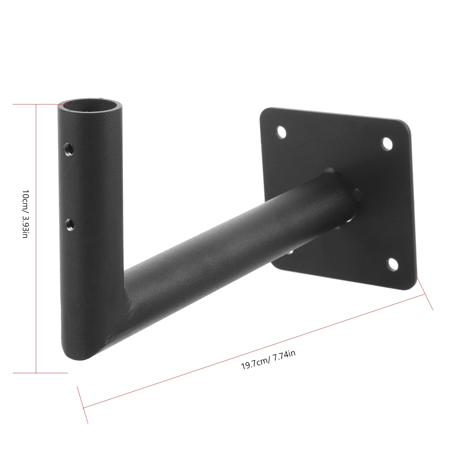 -Resistant Weather Station Mounting Pole with Roof and Wall Bracket for Anemometer and Rain Gauge Installation