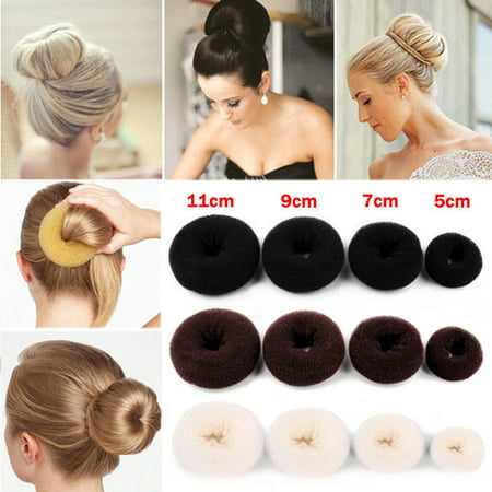 Foam Sponge Hair Accessories Donuts Style Hair Ring Bun Shape Hair (Best Foam Wrap For Relaxed Hair)