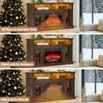 thumbnail image 5 of Fireplace TV Stand for 65 inch TVs with LED Lights, LEGAHOME Farmhouse Entertainment Center for TVs with 23in Fireplace, Wooden Living Room Media Console for 400Sqt, 62°F - 82°F Heating Range, Brown, 5 of 10