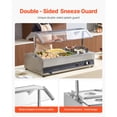 thumbnail image 5 of KFFKFF Commercial Soup Warmer, Electric Food Warmer Steam Table Countertop Bain Marie Two 6.34QT Pots & Four 1/2 Pans，86~185°F Adjustable Temp,1500W, 5 of 9