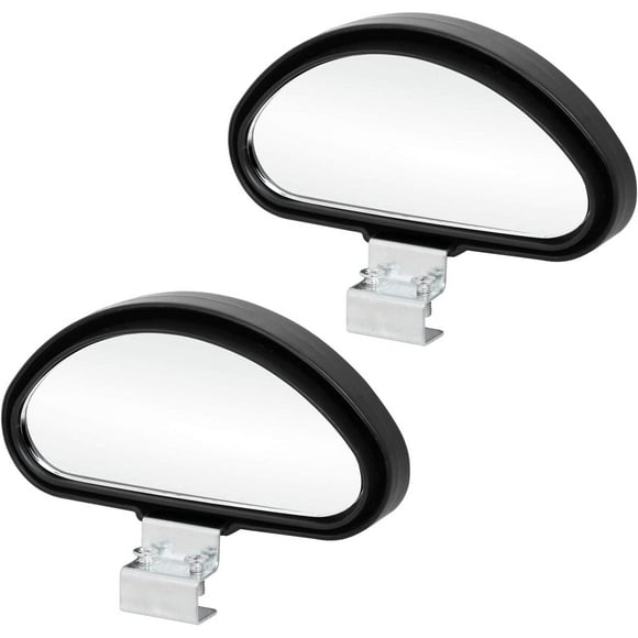 2 X Adjustable Car Van Blind Spot Blindspot Wide Angle Towing Mirror - Car Accessories - Small Mirrors - Mounting Mirrors for Side and Rearview