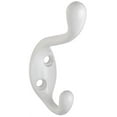 thumbnail image 2 of National Hardware Heavy-Duty White Wardrobe Hook N266-049, 2 of 3