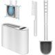 thumbnail image 1 of Escobilla De Inodoro,Escobilla De Inodoro Y Juego De Escobillas De Limpieza,Con Soporte De Pared Y Juego Vertical De Secado Rápido,Escobilla De Inodoro De Silicona Para Baño O Inodoro De Invitados, 1 of 5