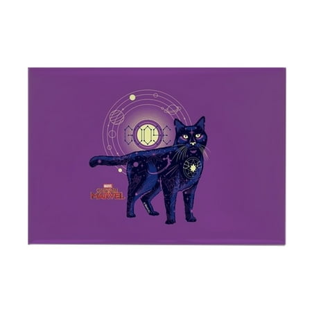 Humor Rectangle Magnet CafePress - Captain Marvel Goose The Cat - Rectangle Magnet, 2