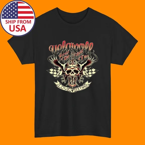 Reprint Rare Yelawolf Love Story Men's Black Size S-5XL