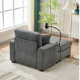 thumbnail image 6 of Living Room Chairs 55" Oversized Chaise Lounge Chair Indoor with Ottoman and Storage, Comfy Corduroy Sleeper Chair with Cup Holder,Mobile Phone Stand&USB Charging Port , Reclining Chair for Living Ro, 6 of 13