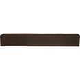 thumbnail image 4 of 6"W x 8"H x 16'L 2-Sided (L-beam) Sandblasted Endurathane Faux Wood Ceiling Beam, Espresso Finish, 4 of 17