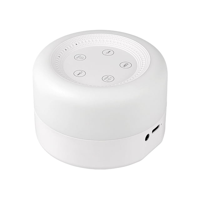Bewildely Máquina de sonido de colores para dormir, chupete, música ligera, meditación de voz, reloj multifuncional para bebés, memoria de Electrodomésticos