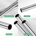 thumbnail image 2 of Tubo de acero inoxidable 304 de 200 mm en paquete de 3, 14 mm de diámetro exterior y 0.5 mm de grosor de pared, tubería de acero inoxidable sin costura [0.55x0.02x7.9IN], 2 of 7