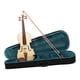 thumbnail image 2 of Violín de tamaño completo, cuerdas de violín de madera, instrumentos musicales, conjuntos de violín para principiantes para adultos, niños, estudiante, 2 of 8