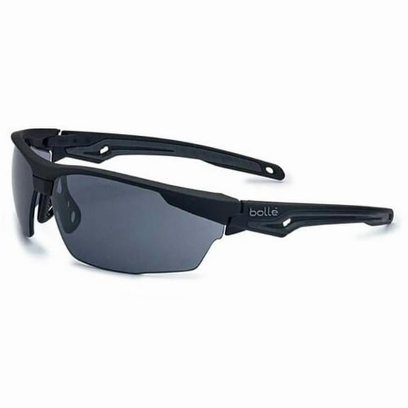 Bolle BOLPSSTRYO433B Tryon Smoke Lens Matte Black Polycarbonate Safety Glass