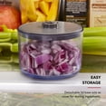 thumbnail image 6 of KitchenAid Manual Pull Food Chopper and Processor, Charcoal, 6 of 7