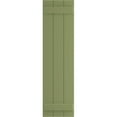 thumbnail image 5 of Ekena Millwork 16 1/8"W x 70"H True Fit PVC Three Board Joined Board-n-Batten Shutters, Moss Green (Per Pair - Hardware Not Included), 5 of 9
