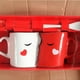 thumbnail image 4 of Juego de 2 Tazas de Café de 300 Ml, Tazas de Cerámica con Doble Tazón para Parejas, Regalo de San Valentín, Artículos para el Hogar y la Oficina., 4 of 5