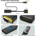thumbnail image 4 of BENFEI VGA to HDMI Adapter, 1080P Converter with Audio from VGA Source to HDMI Display,1 Pack, 4 of 7