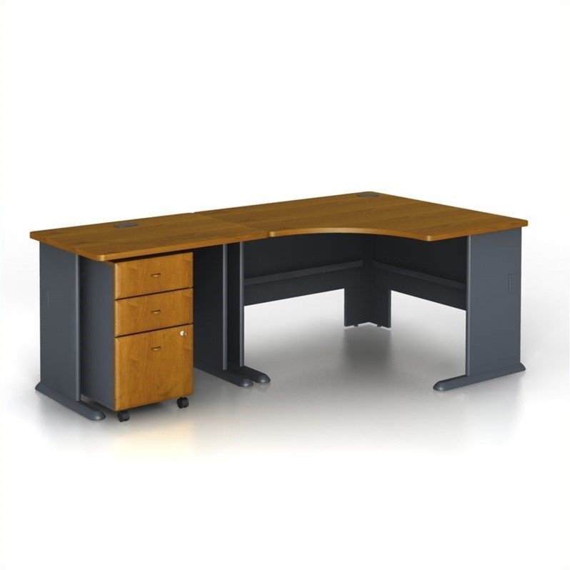 Bush Business Furniture Series A 3Piece Corner Computer Desk in