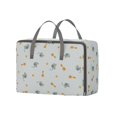 thumbnail image 3 of Aurorax Extra Large Storage Bags for Clothes Heavy Duty Large Capacity Double Zipper Reinforced Handles Space Saving Tote Bag for Closet Travel, 3 of 7