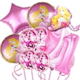 thumbnail image 2 of Globos de aluminio para decoración de fiesta de cumpleaños de la princesa Aurora de Disney, regalos de cumpleaños para niñas, suministros para fiesta con globos de Aurora, 2 of 4