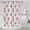 Pink Cow Strawberry, variant on White Cow Happy Face Pattern Shower Curtain 36"x72" ,Bathroom Decorative Shower Curtains Set with 12 Hooks,Modern Waterproof Washable Shower Curtain
