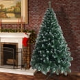 thumbnail image 6 of Topcobe 6FT National Tree Company Artificial Christmas Tree, Iron Leg Christmas Tree, 650 Branches, White, 6 of 7