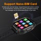 thumbnail image 4 of Reloj inteligente DM63 4G Pulsera deportiva WiFi GPS BT Smartwatch, 4 of 8