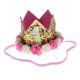 thumbnail image 1 of Diadema con corona dorada de flores para fiesta de cumpleaños, accesorios para el cabello BGold-1, 1 of 9