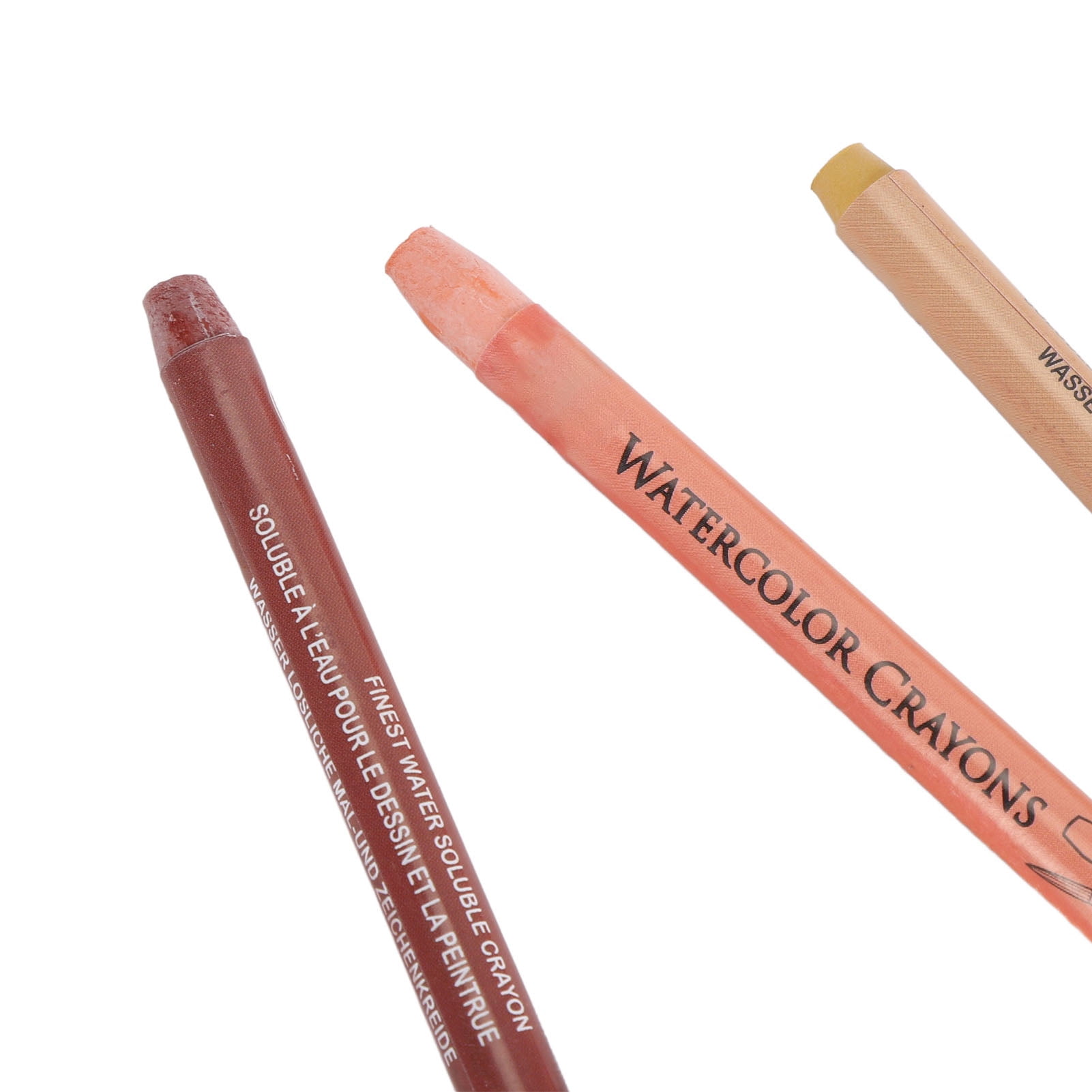 Yajisi Premium Water Soluble Crayon Sticks for Artists & Crafts, Silky Smooth Blendable 24 Colors (23 cm / 9.06 inches)