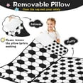 thumbnail image 3 of Soccer Ball Pattern Toddler Nap Mats for Kids Preschool,Sleeping Mat Bag or Kids,Toddler Sleeping Bag,Toddler Nap Mat or Daycare, 3 of 6